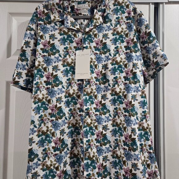Men's Ike Behar flower shirt - Picture 1 of 12